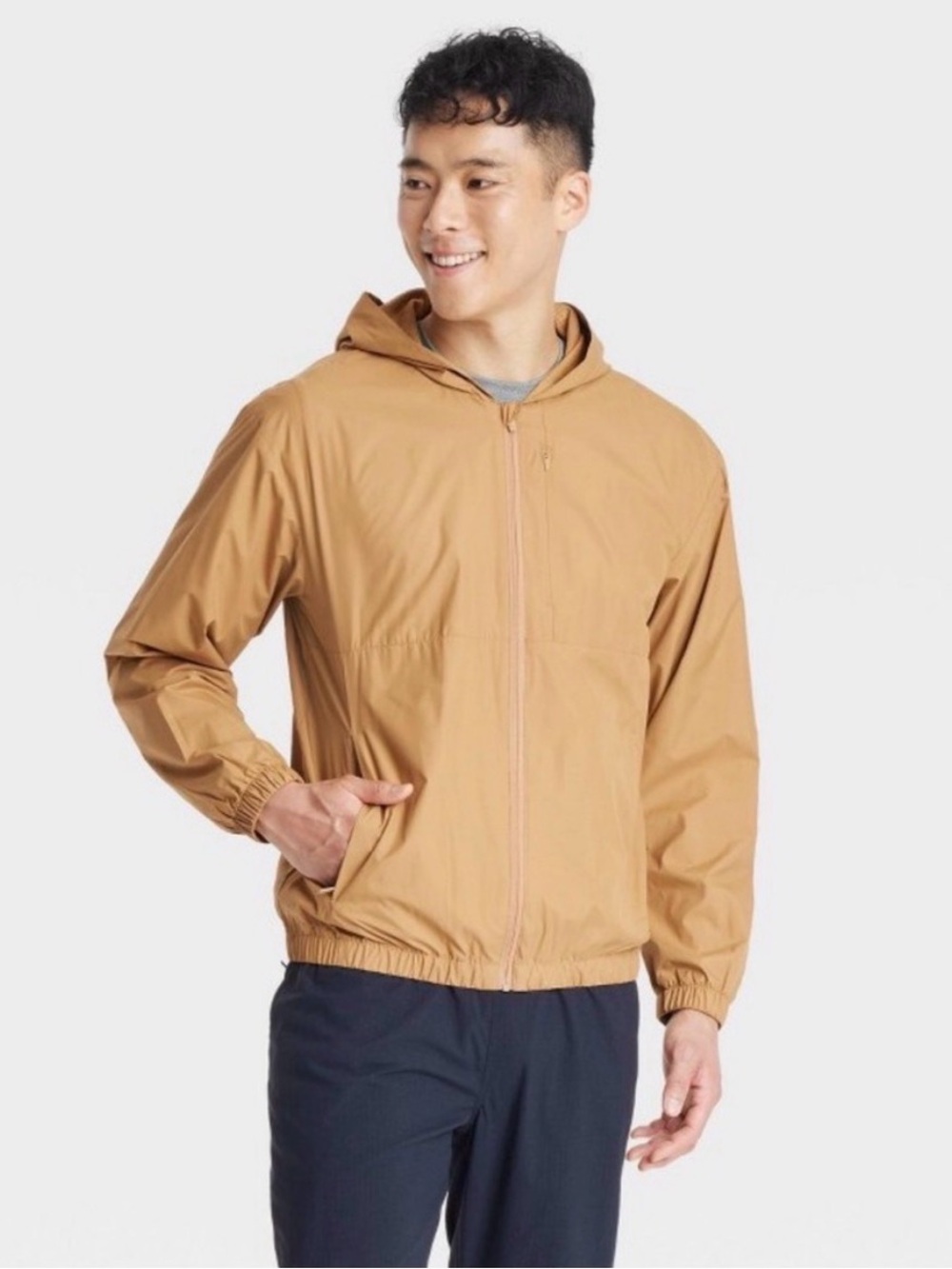 M148 NWT All In Motion Men’s Hooded Windbreaker Jacket - Size: Small